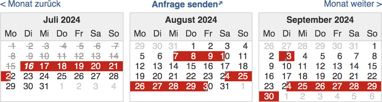 Beplan Belegungskalender