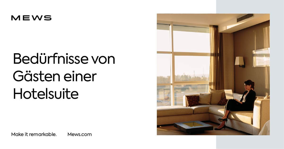 bedarf an einer Hotelsuite