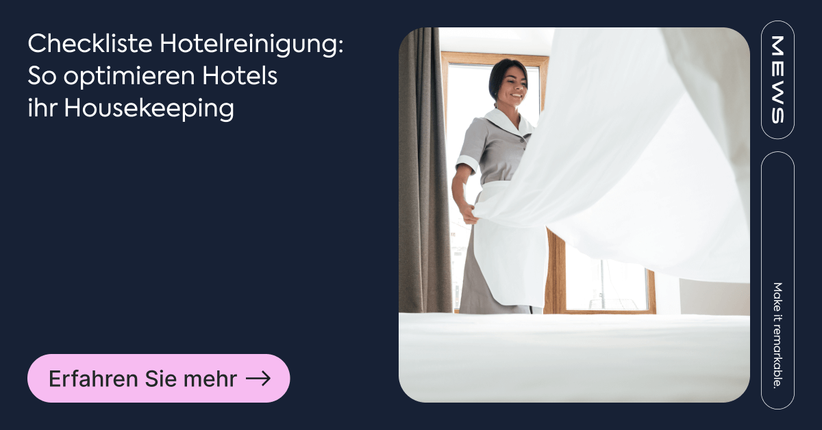 Checkliste hotelreinigung