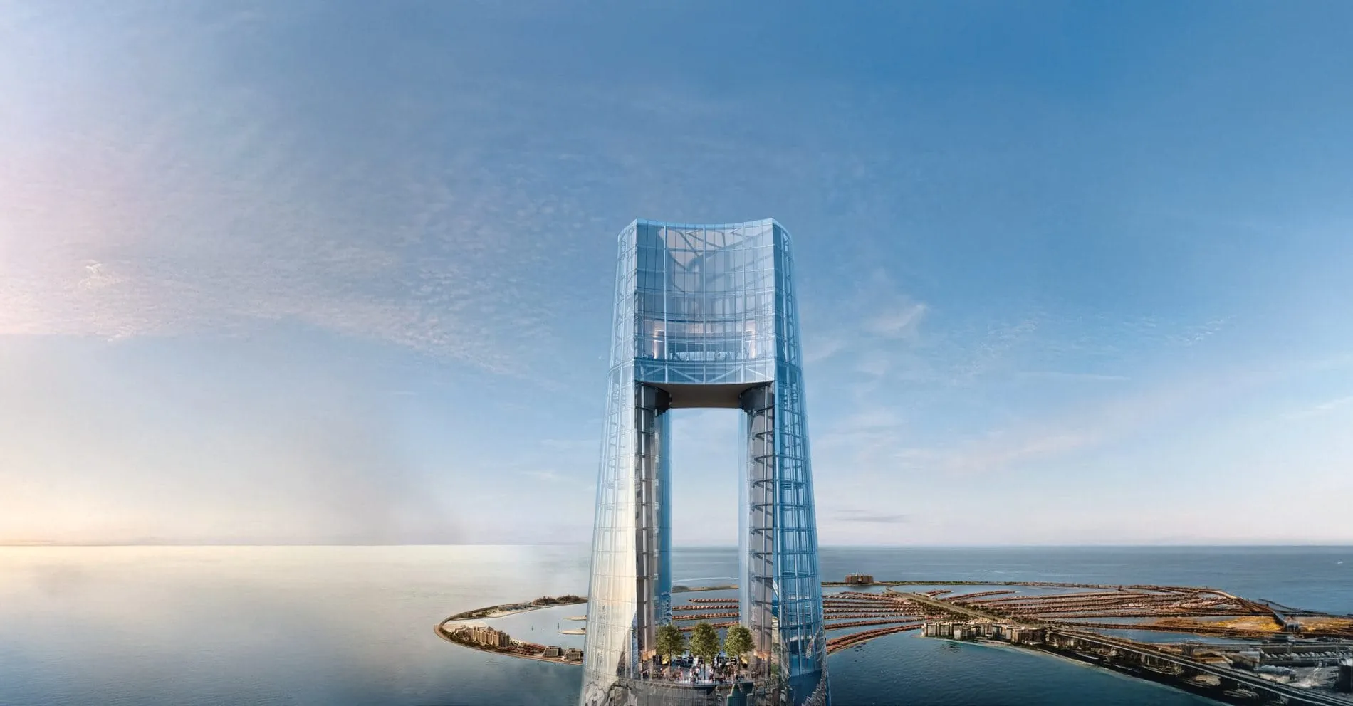 Das Ciel Dubai Marina wurde vom Architekturbüro Norr entworfen und zeichnet sich durch eine elegante „Nadelöhr”-Form aus. Es ist 377 Meter hoch.